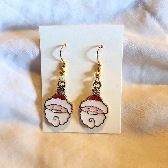 Santa Earrings - Picture 1 of 3